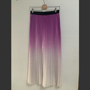 MAJE SKIRT - Size 2, Ombre Lilac pleated!!
